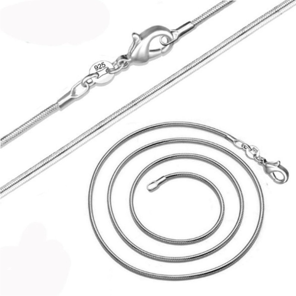 925 Sterling Silver Snake Chain Necklace